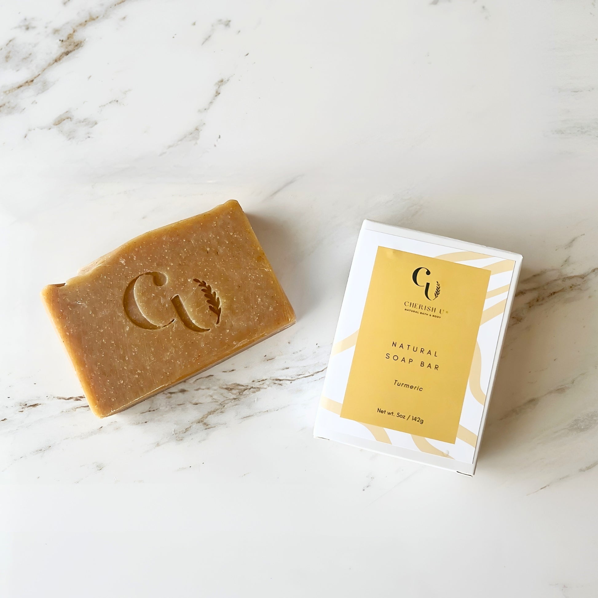 Handcrafted all-natural Turmeric Soap, rich in antioxidants, designed to brighten and rejuvenate the skin with every wash