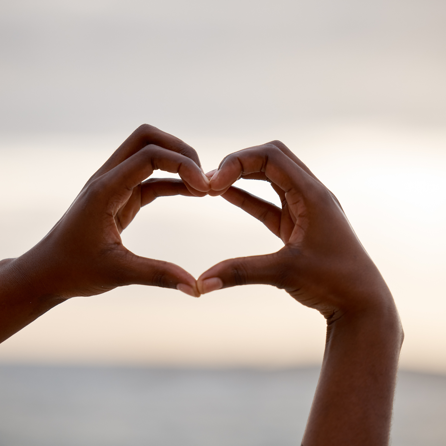 hands forming a heart