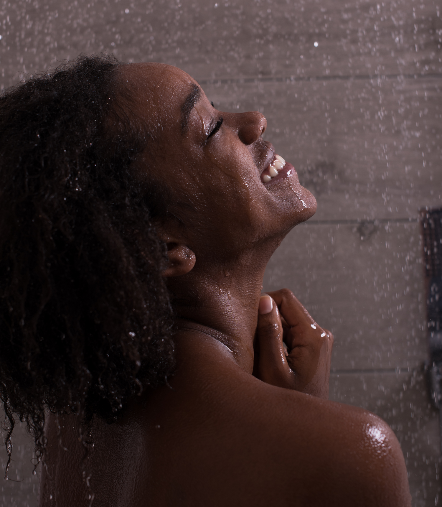 showering with all natural bath products