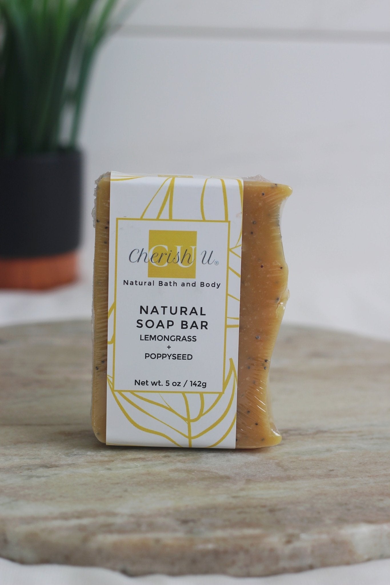 lemongrass & Poppyseed all natural soap