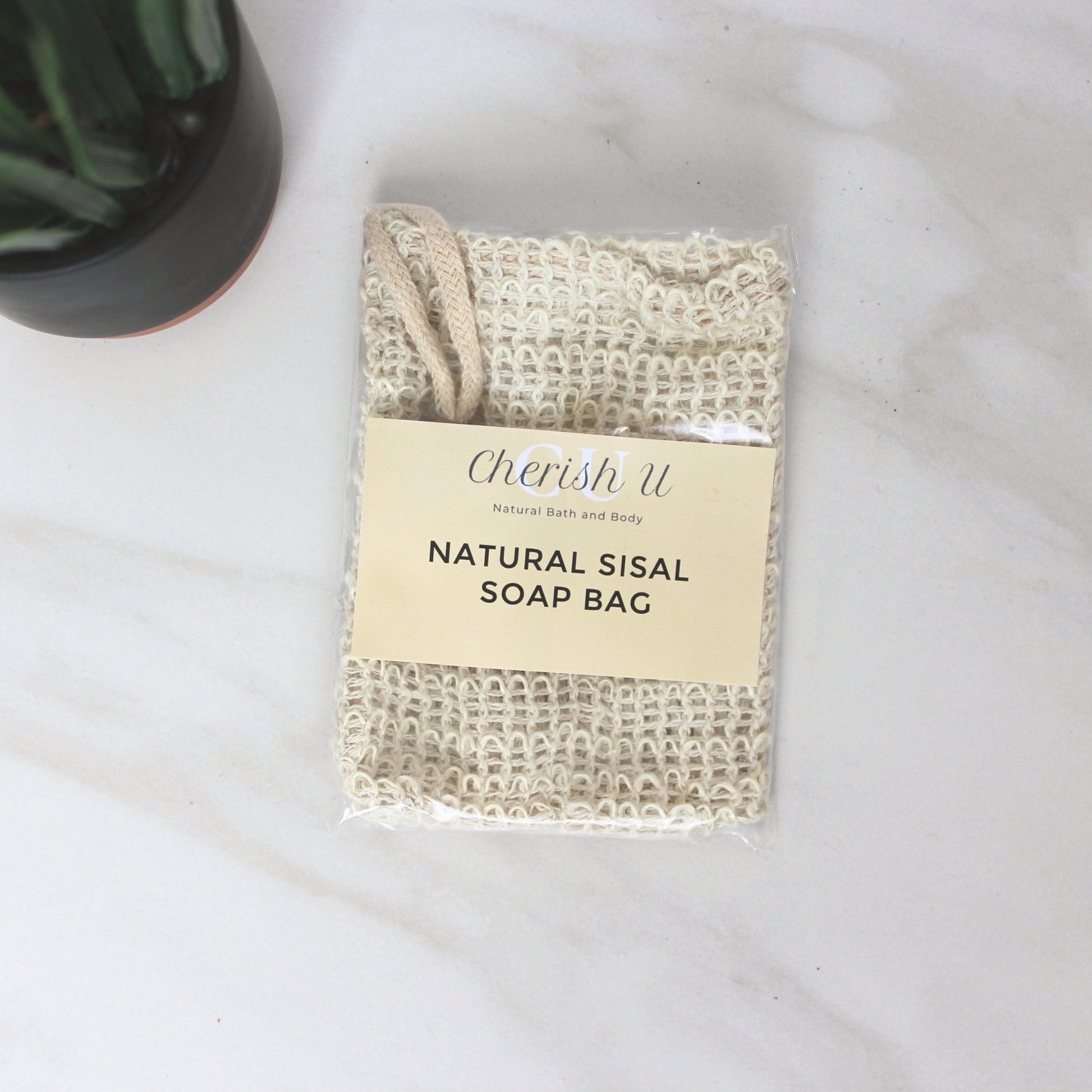 Natural Sisal Soap Bag