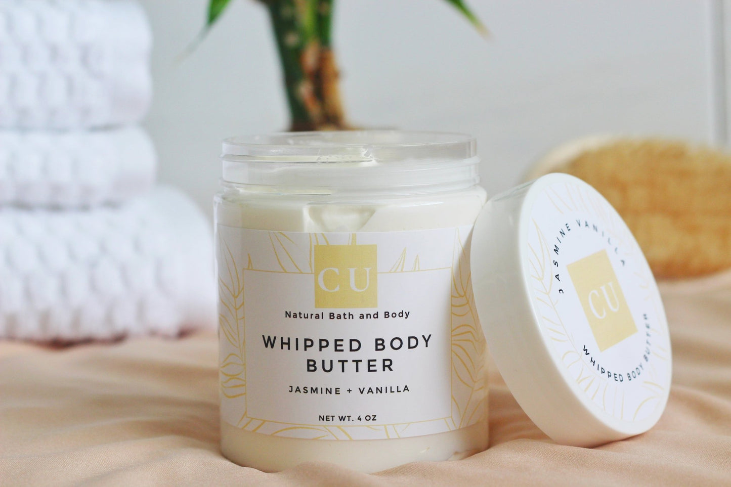 Jasmine and Vanilla whipped natural body butter