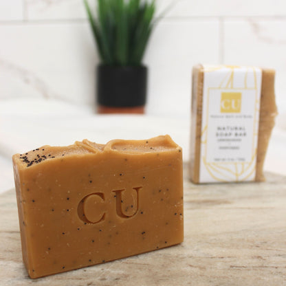 Lemongrass and Poppy Seed All-Natural Soap Bar
