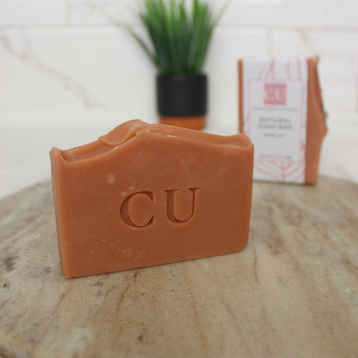 Rose clay natural soap bar